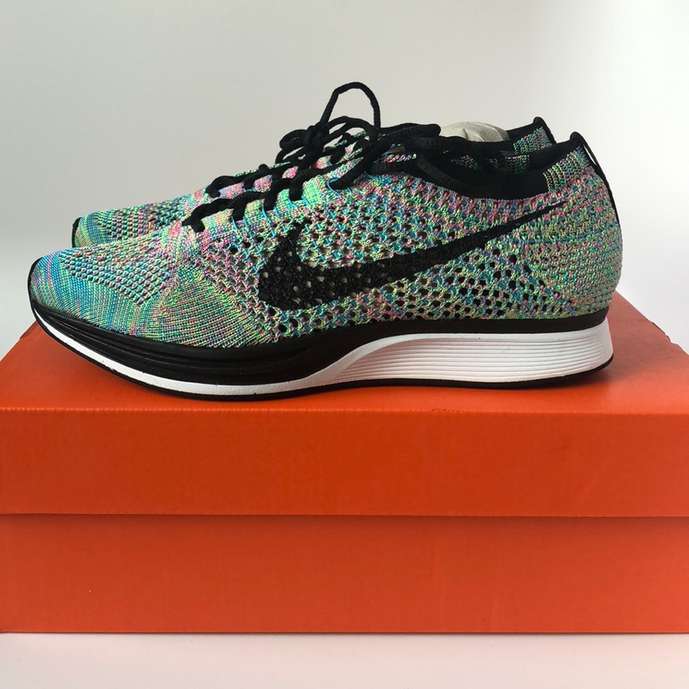 NIKE Flyknit Racer Multicolor 2.0 BRAND NEW